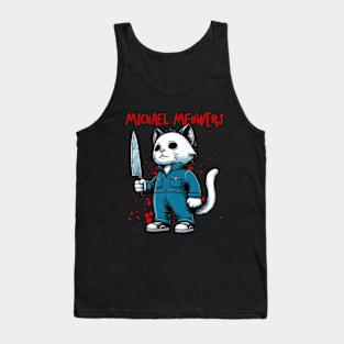 Michael Meowers Funny Cat Tank Top